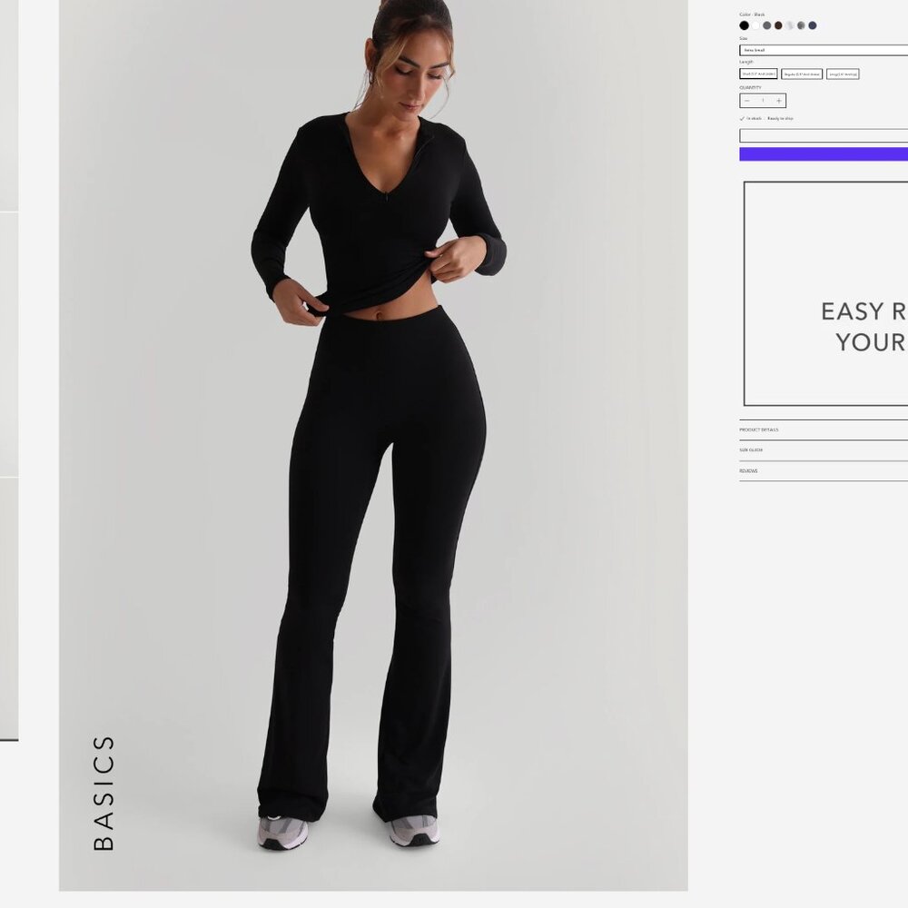 My Outfit Online Pro Technical Flared Leggings